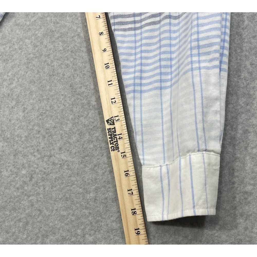 Tommy Bahama Shirt‎ Men's Medium Long Sleeve Coastline Cord Corduroy Plaid Blue - Picture 8 of 13